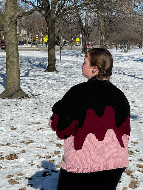 Get a Drip Cardi Digital Knitting Pattern