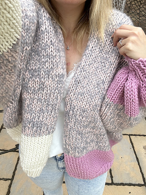 Dip It Low Cardi Digital Knitting Pattern