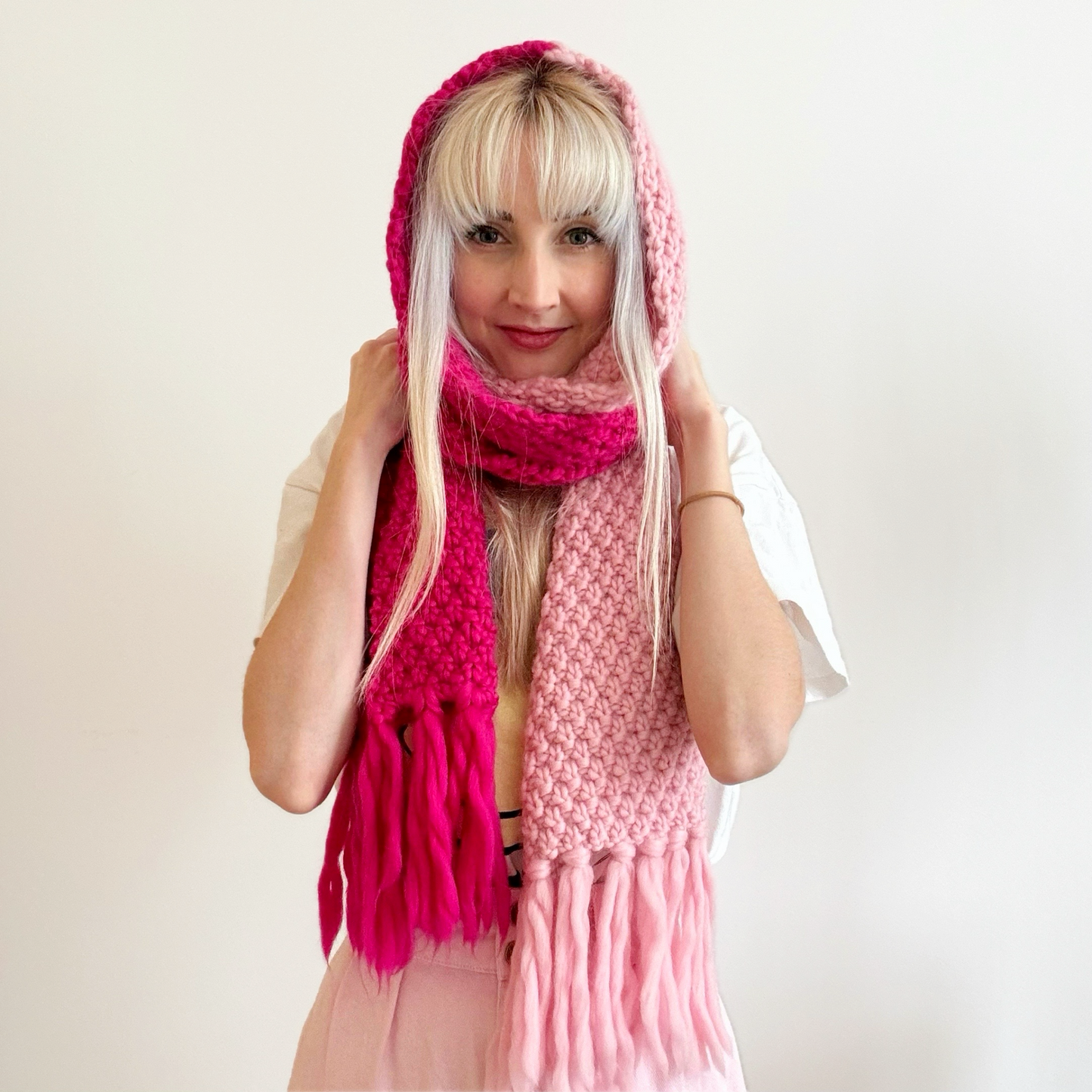 Bi-Colour Scarf Knitting Kit