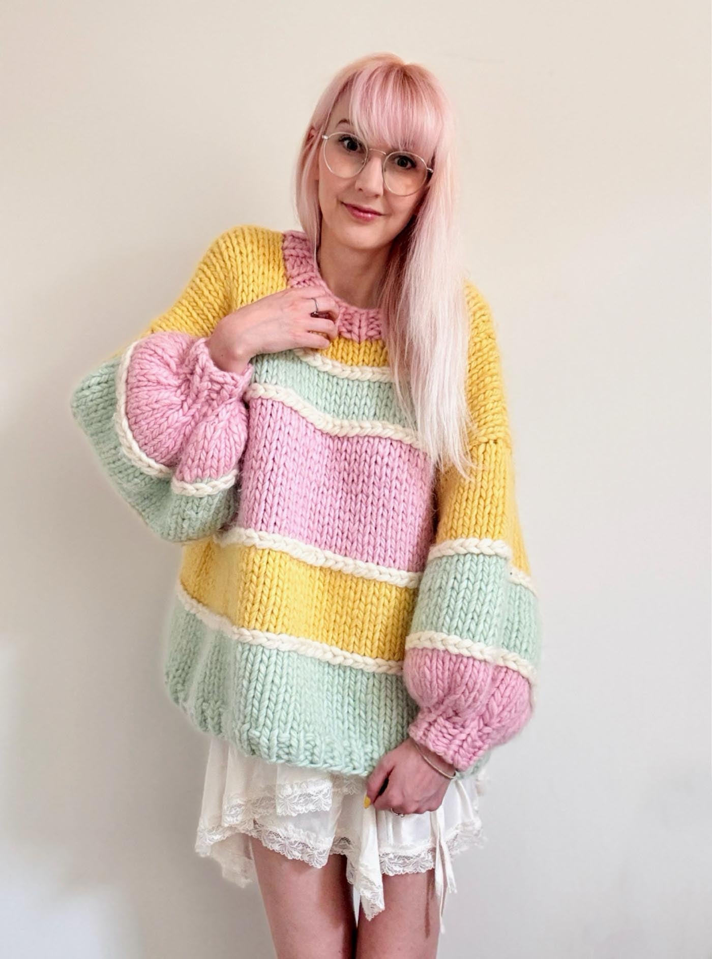Stripe a Pose Jumper