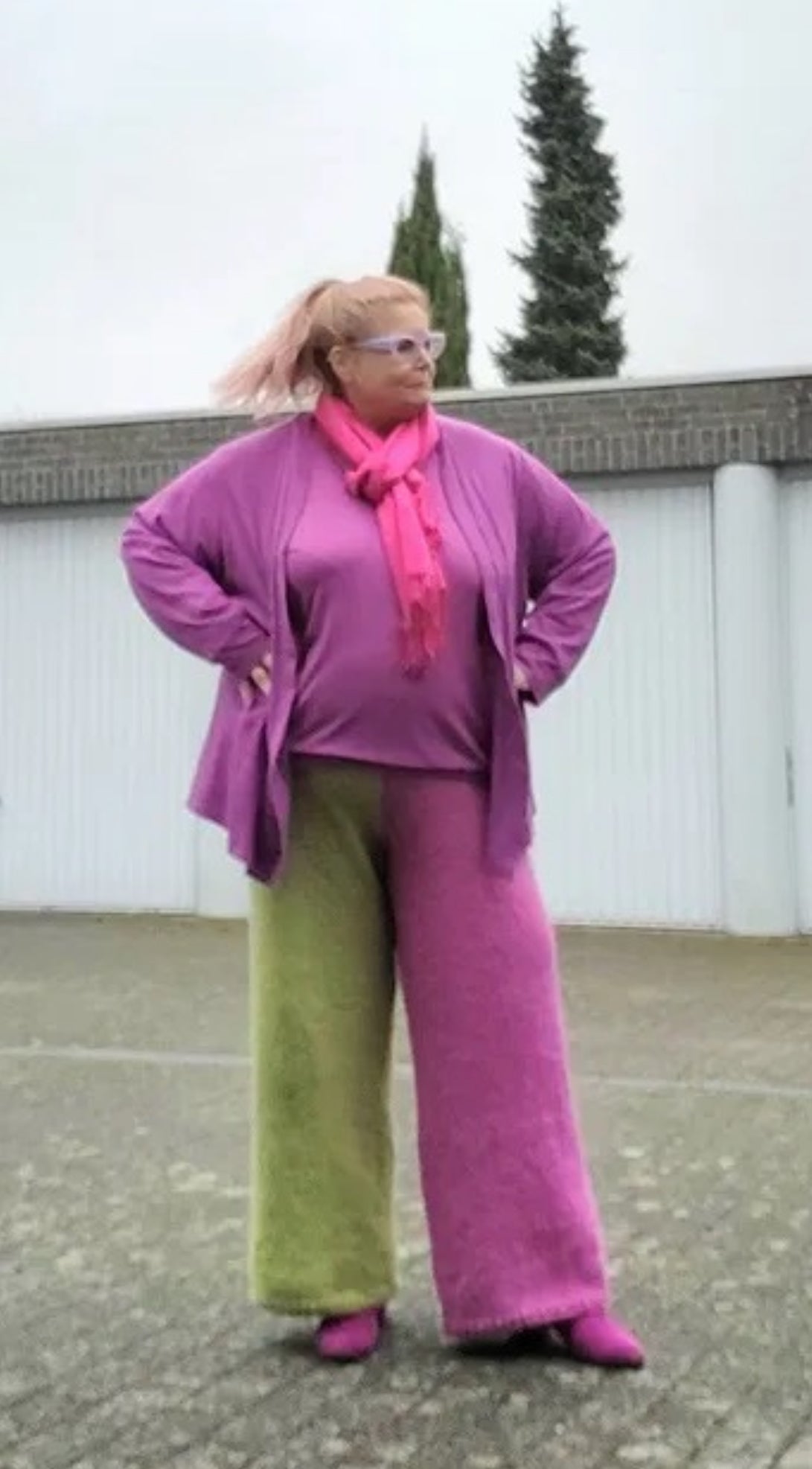 Bi-Colour Snuggle Trouser Digital Knitting Pattern