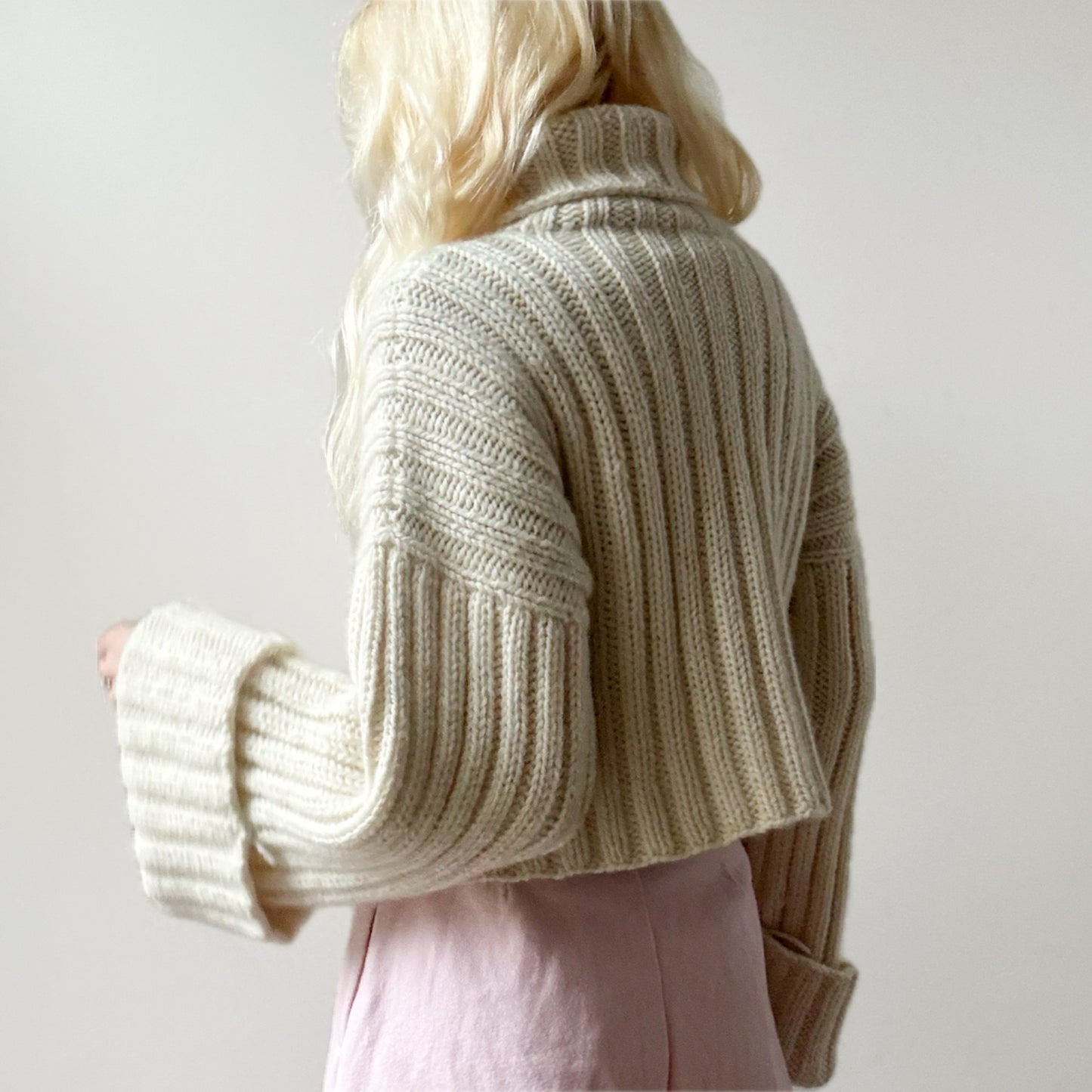 Rib 'n' Roll Sweater Digital Knitting Pattern