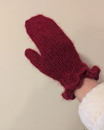Frilled To Bits Mits Digital Knitting Pattern