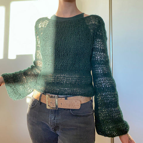 Ethereal Dreams Top Digital Knitting Pattern
