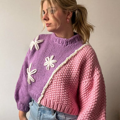 Daisy Chain Sweater Knitting Pattern