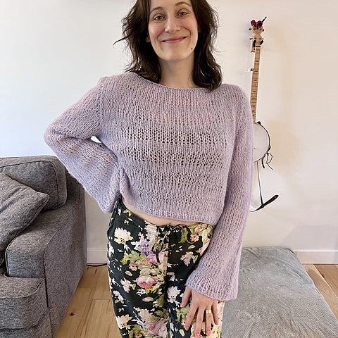 Ethereal Dreams Top Digital Knitting Pattern
