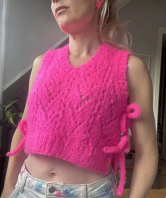 Lacy Days Vest Digital Knitting Pattern