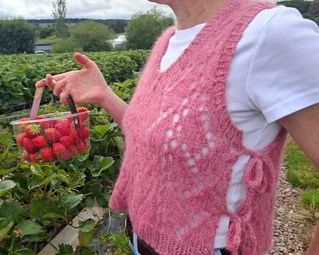 Lacy Days Vest Digital Knitting Pattern