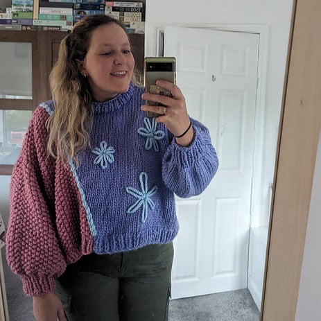 Daisy Chain Sweater Knitting Pattern