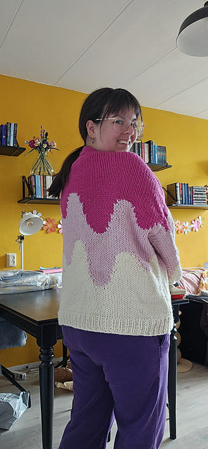 Get a Drip Cardi Digital Knitting Pattern