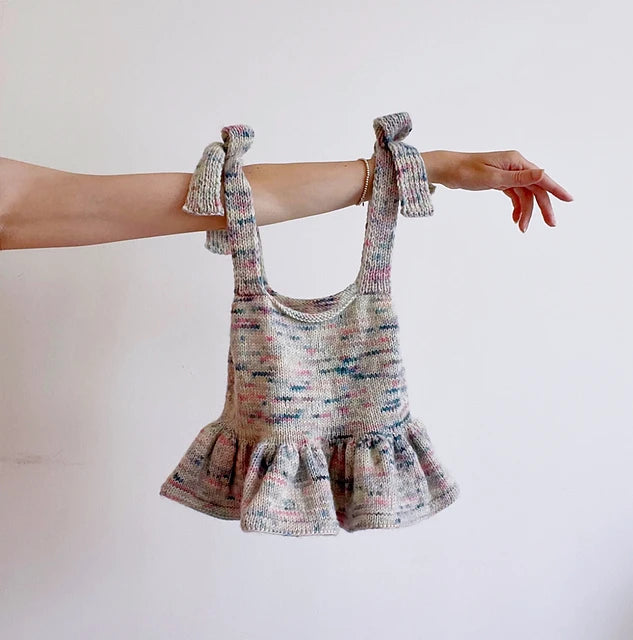 Cheap Frills Cami Digital Knitting Pattern