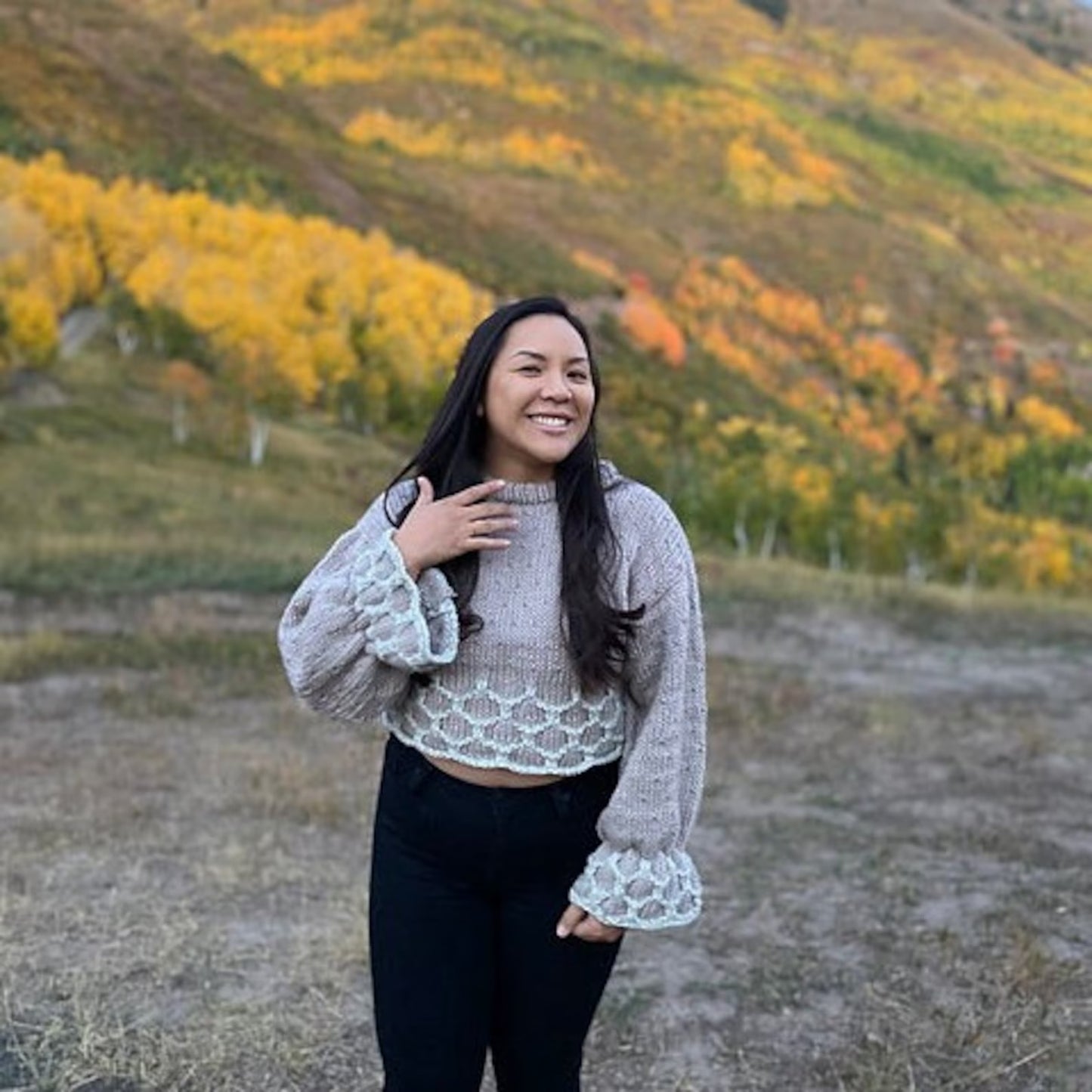 Sweet As Honey Sweater Digital Knitting Pattern