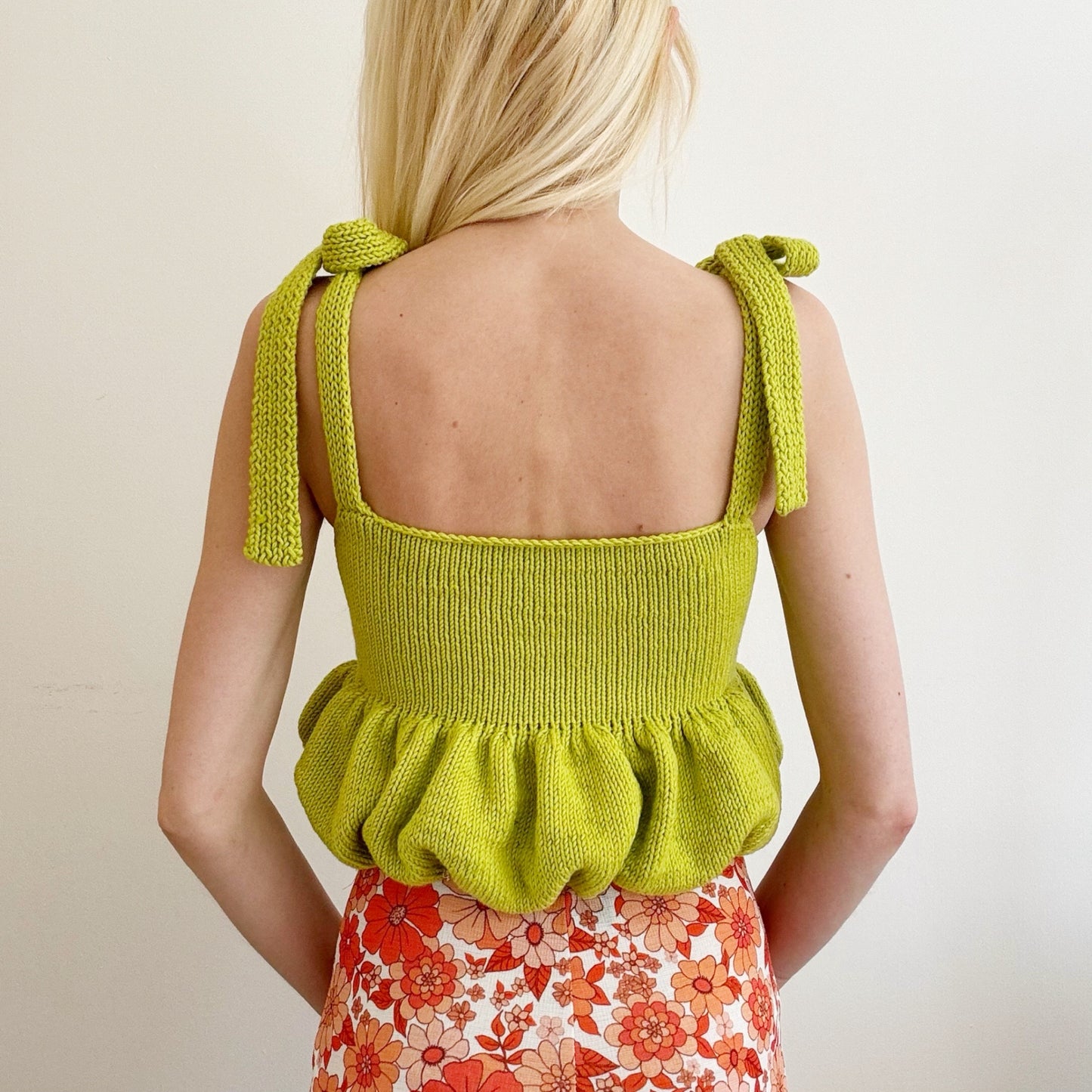 Puffball Cami Digital Knitting Pattern