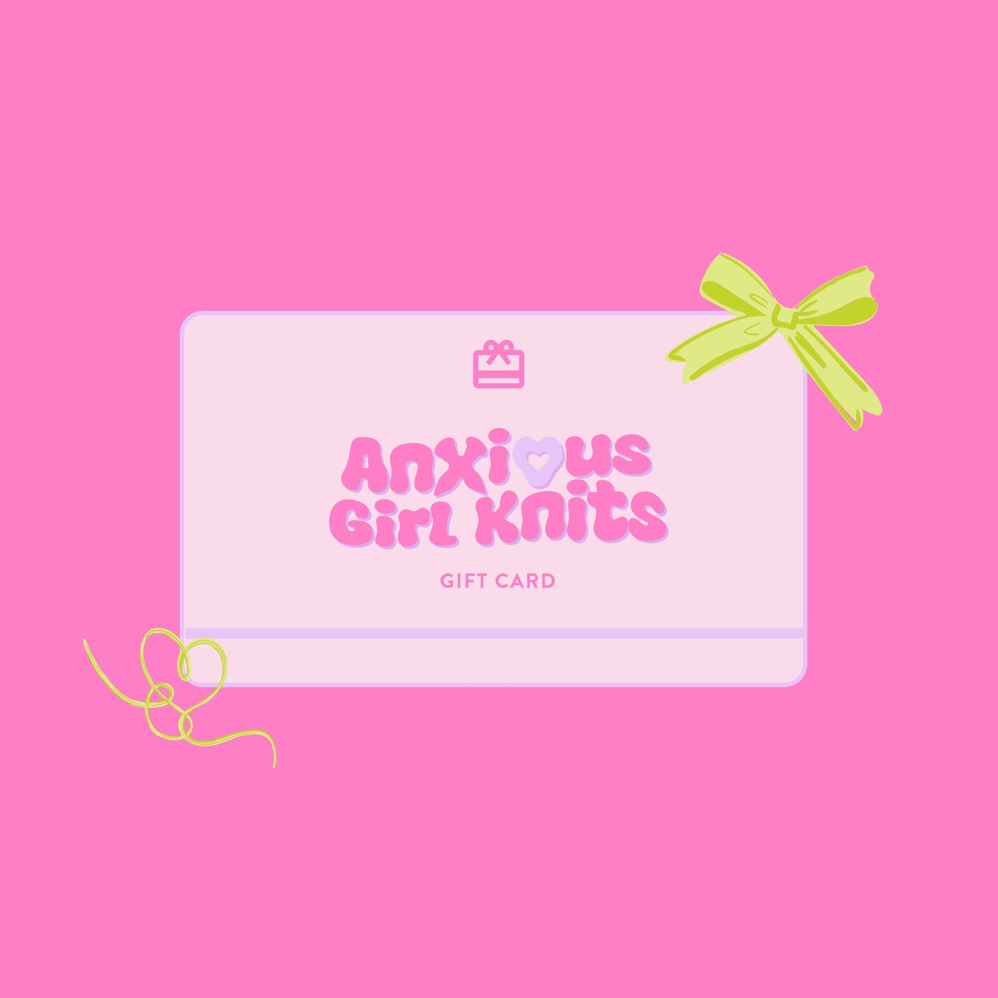 Anxious Girl Knits Gift Card