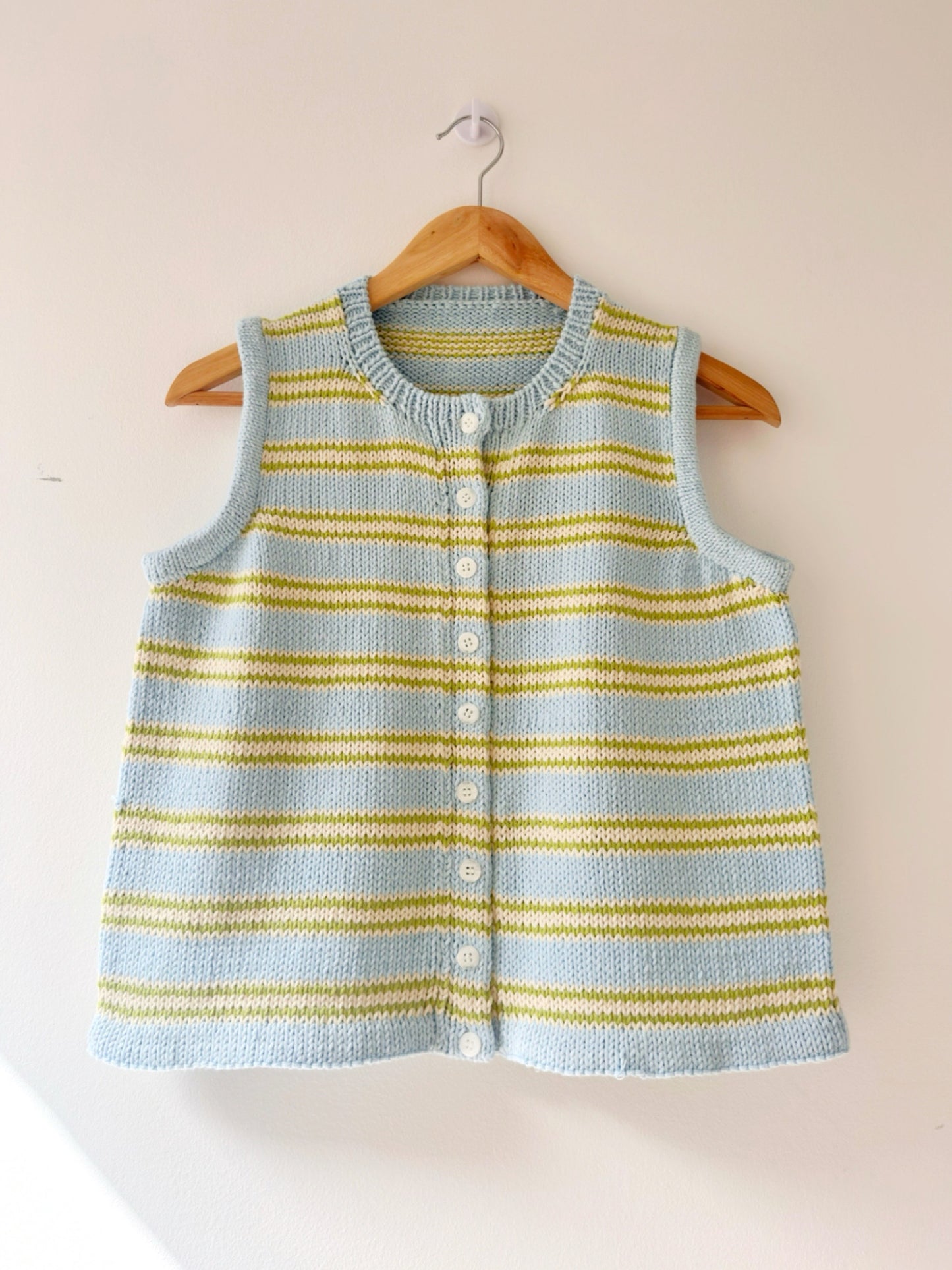 Button Me Up Vest Digital Knitting Pattern