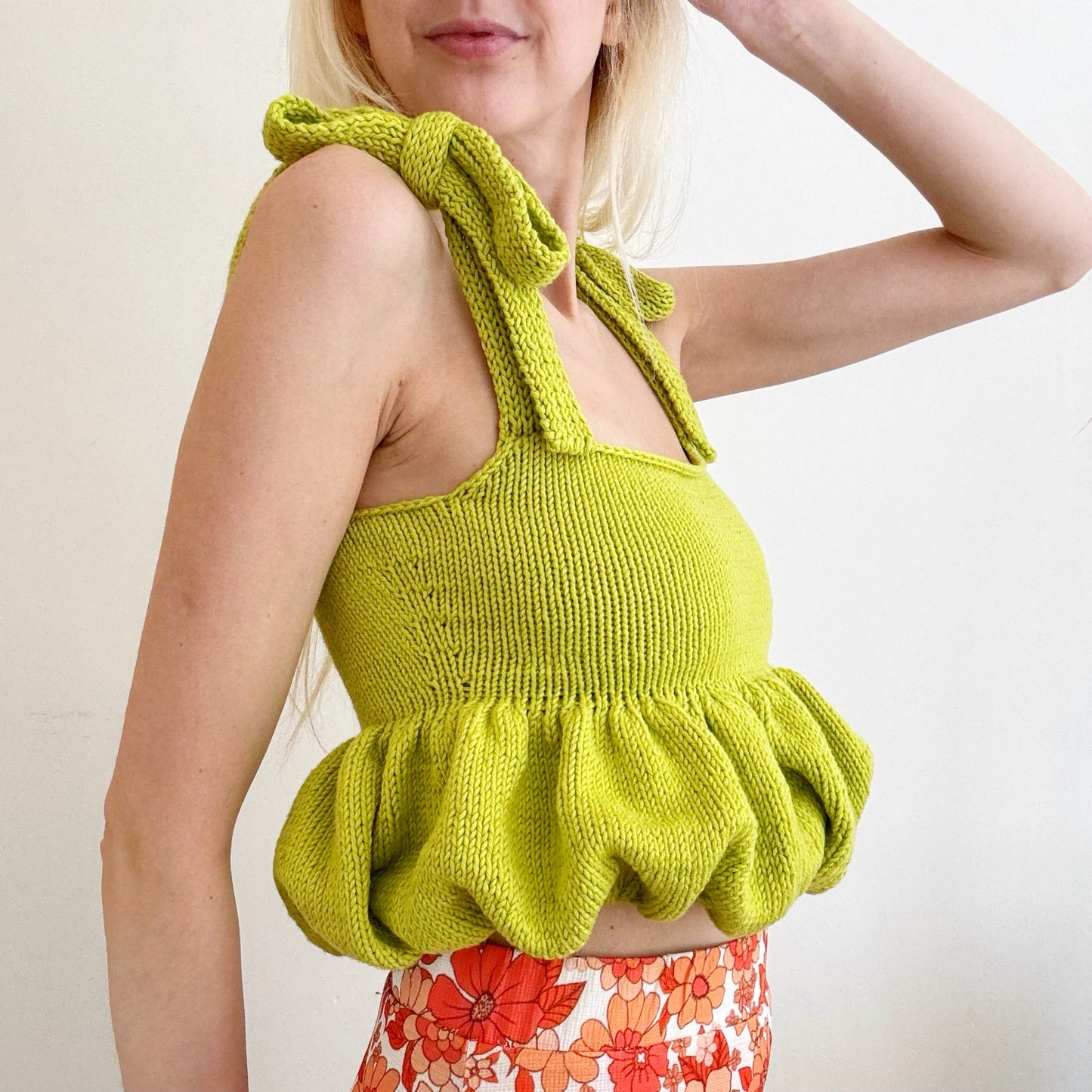 Puffball Cami Digital Knitting Pattern