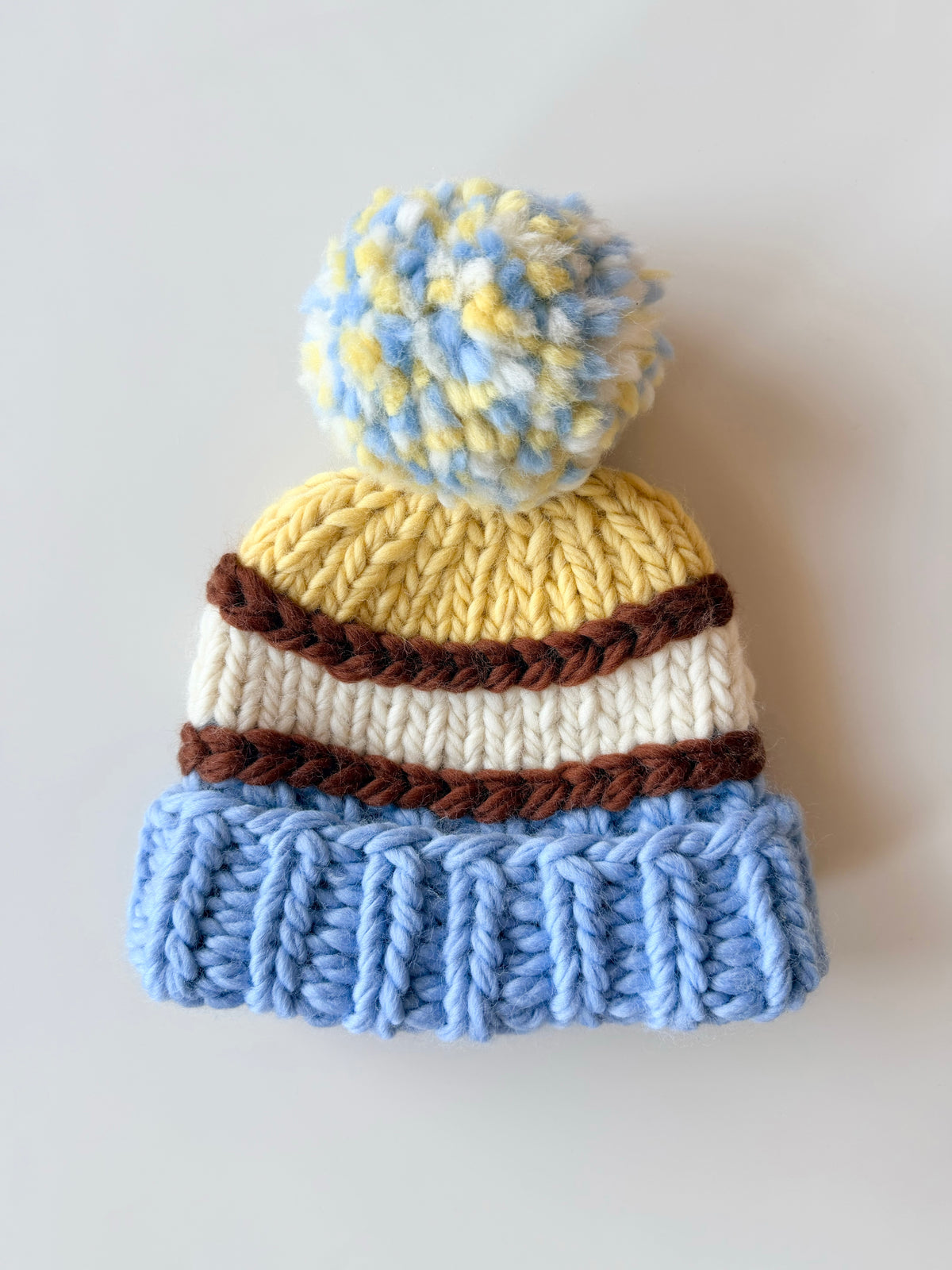 Stripe a Pose Beanie Blue