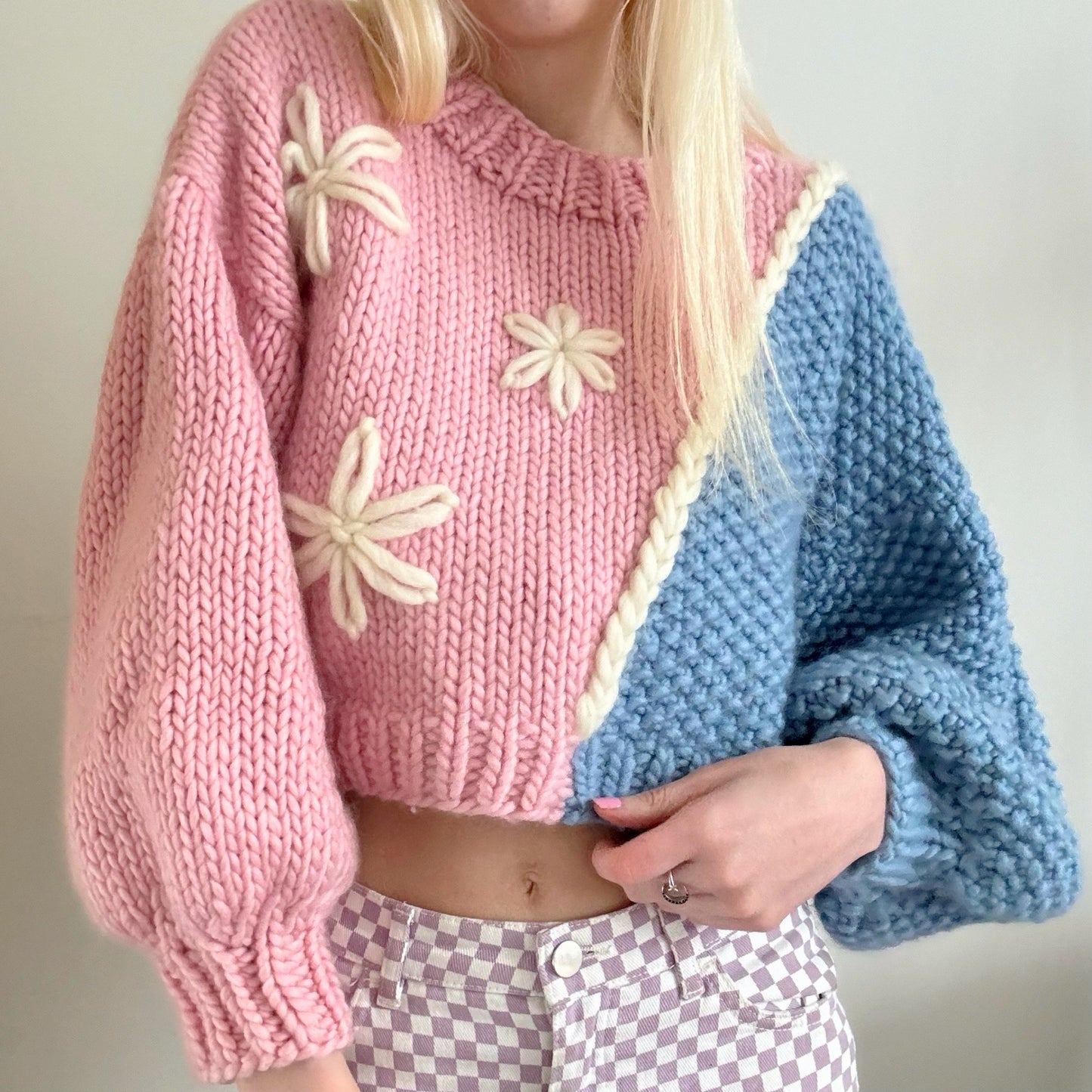 Daisy Chain Sweater Knitting Pattern