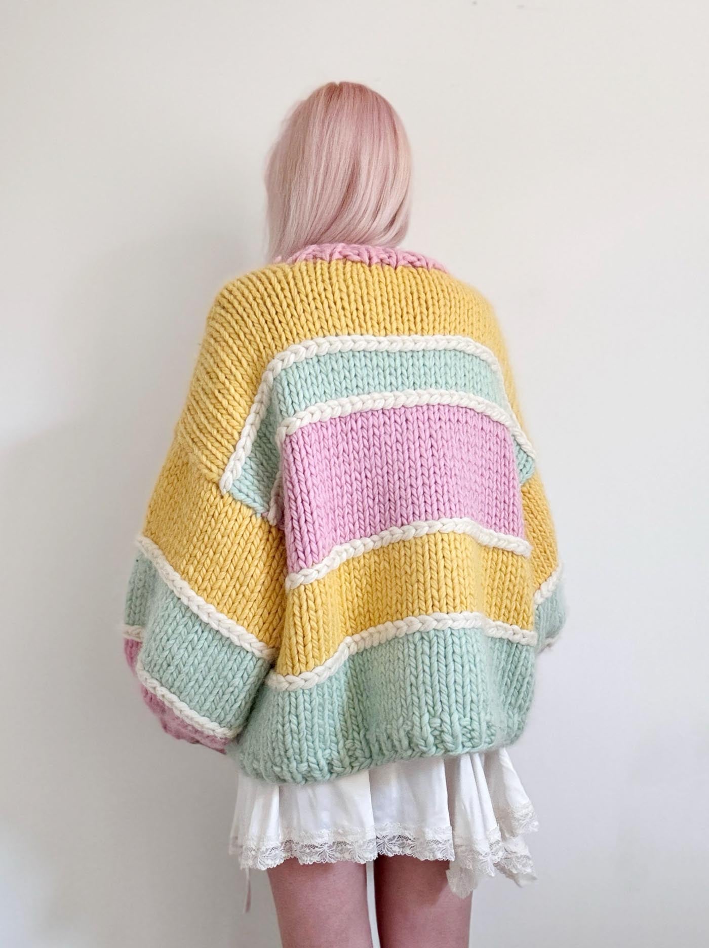 Stripe a Pose Jumper – Anxiousgirlknits