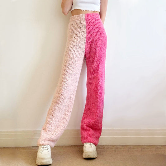 Bi-Colour Snuggle Trouser Digital Knitting Pattern