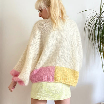 Dip It Low Cardi Digital Knitting Pattern
