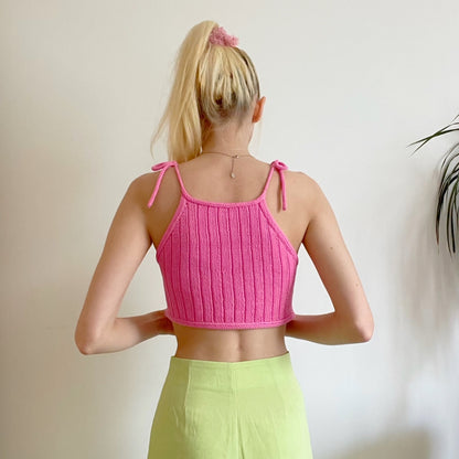 Hanky Halter Top Digital Knitting Pattern