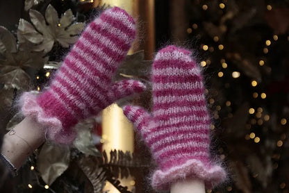 Frilled To Bits Mits Digital Knitting Pattern