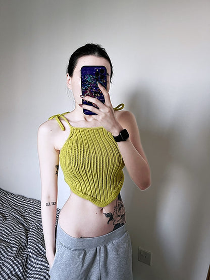 Hanky Halter Top Digital Knitting Pattern