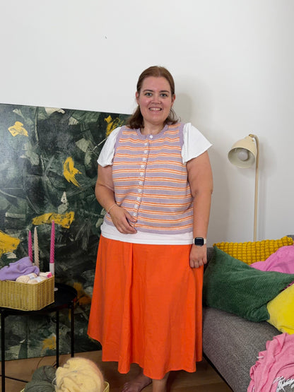 Button Me Up Vest Digital Knitting Pattern