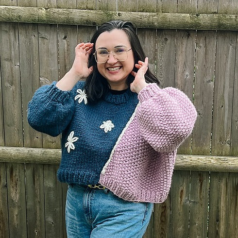 Daisy Chain Sweater Knitting Pattern