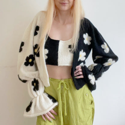 Oopsie Daisy Cardi Set Digital Knitting Pattern