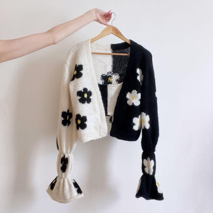 Oopsie Daisy Cardi Set Digital Knitting Pattern