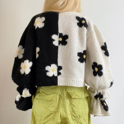 Oopsie Daisy Cardi Set Digital Knitting Pattern