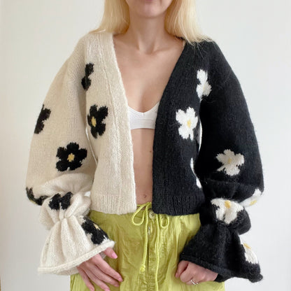 Oopsie Daisy Cardi Set Digital Knitting Pattern