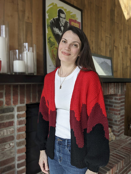 Get a Drip Cardi Digital Knitting Pattern