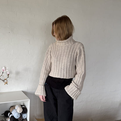 Rib 'n' Roll Sweater Digital Knitting Pattern