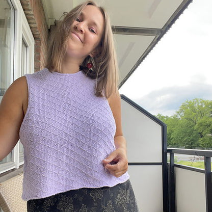 Diamond Tie Vest Digital Knitting Pattern