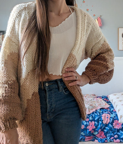 Get a Drip Cardi Digital Knitting Pattern