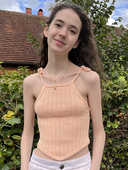 Hanky Halter Top Digital Knitting Pattern