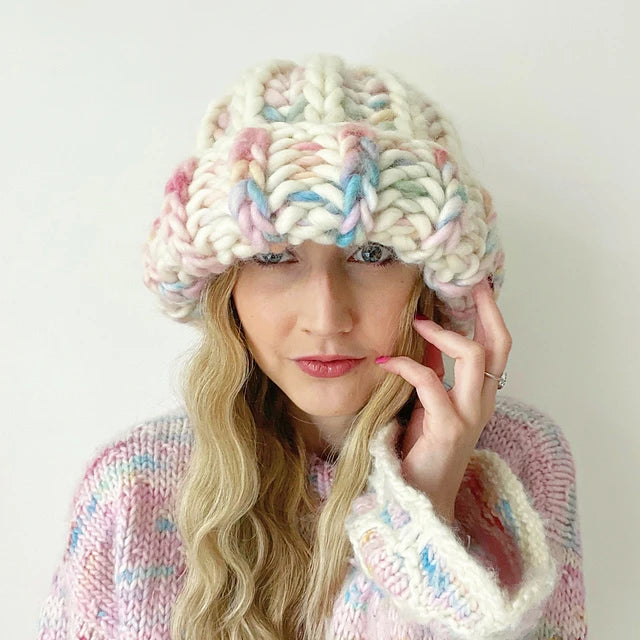 Super Squishy Beanie Digital Knitting Pattern