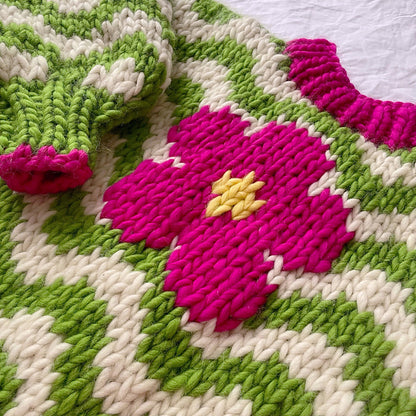 Wavy Daisy Sweater Digital Pattern