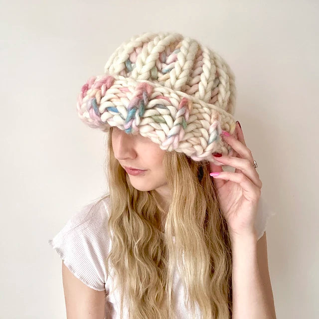 Super Squishy Beanie Digital Knitting Pattern