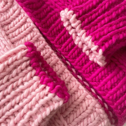 Bi-Colour Cardi Digital Knitting Kit