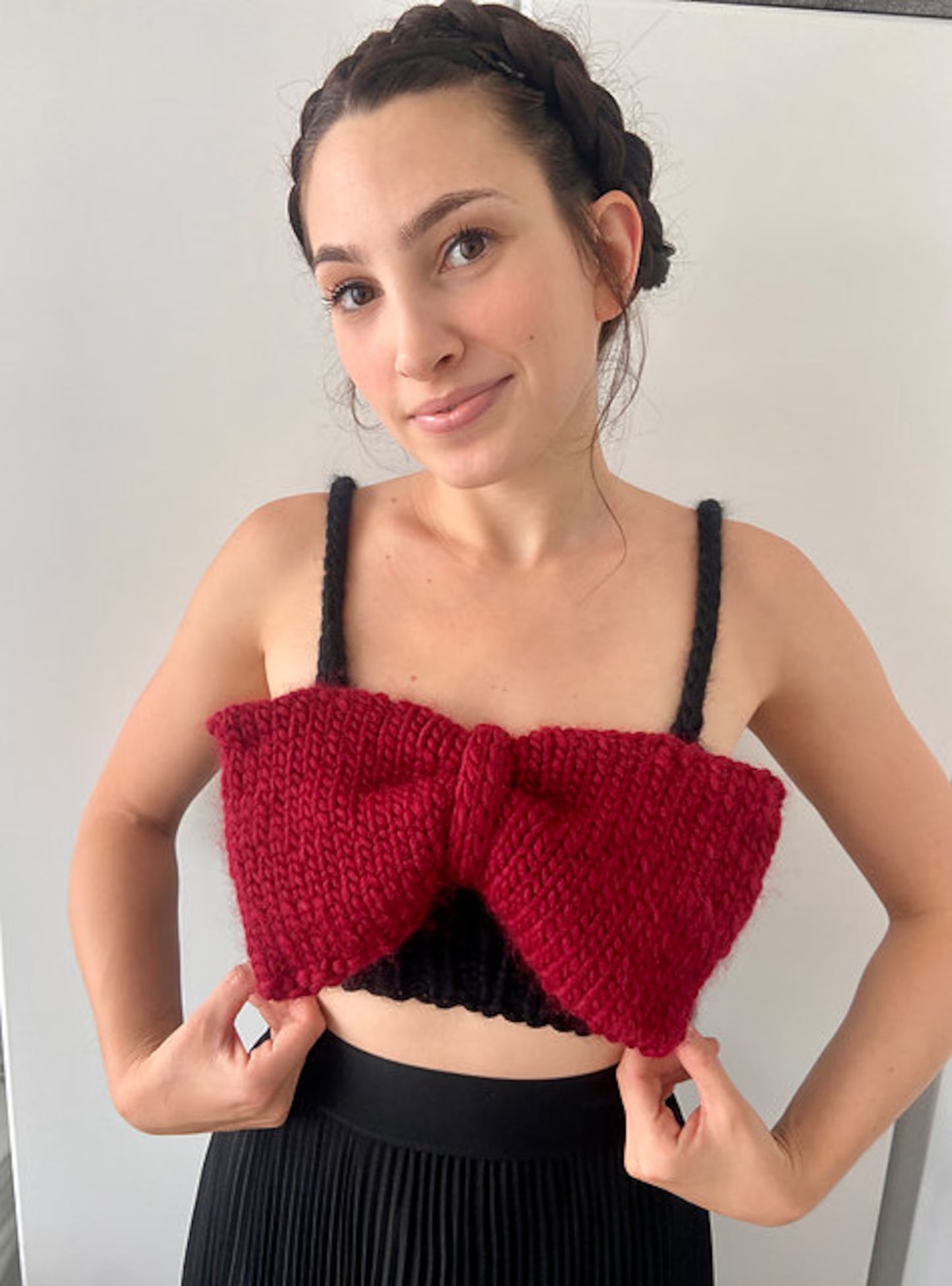 Bow Peep Bralette Digital Knitting Pattern