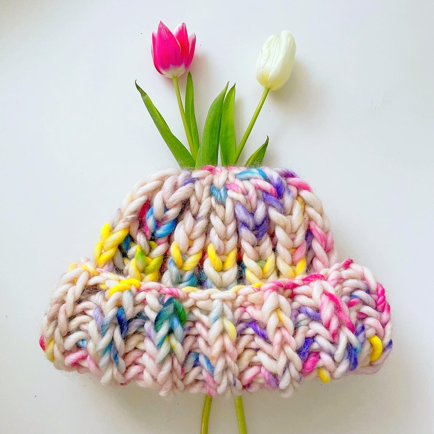 Super Squishy Beanie Digital Knitting Pattern